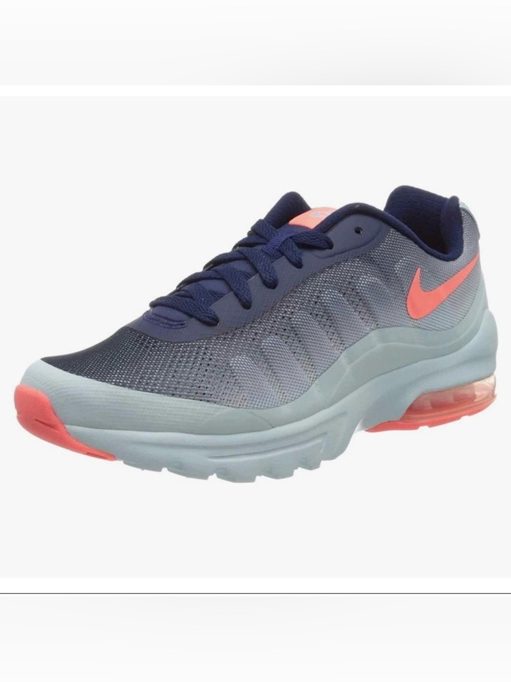 Nike Air Max Invigor Print Binary Blue Lava Glow Sneakers 749862-401 Size 11